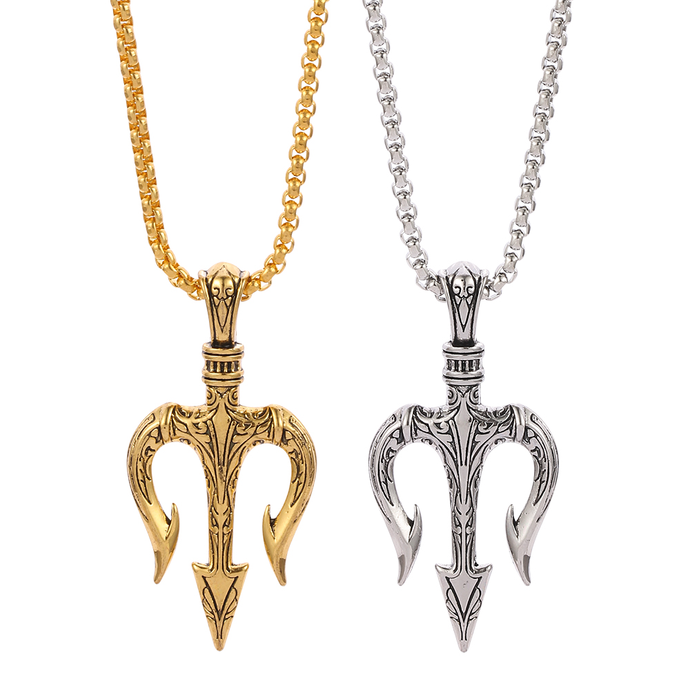 Punk Vintage neptün Trident ko - Men Accessories Neck Chain incelemesi ve fiyatı